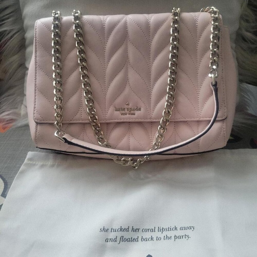 NWOT Kate Spade Briar Lane Quilted Emelyn Shoulder/Crossbody Bag with Dust Bag